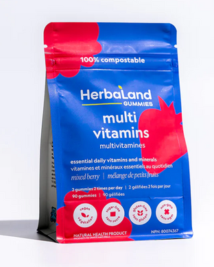 Herbaland Vegan Gummies-Vegan Adult Multies-90's