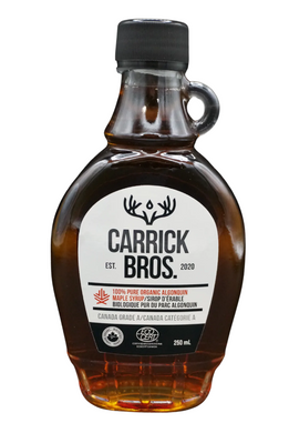 Carrick Bros 100% Pure Algonquin Organic Maple Syrup-250ml