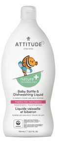 Attitude Living-Dishwashing Liquid-Vegan, cruelty free and certified by PETA
