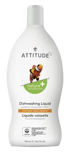 Attitude Living-Dishwashing Liquid-Vegan, cruelty free and certified by PETA