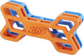 NERF Dog Toy-EXO Bone-holds treats