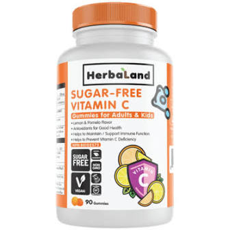 Herbaland Vegan Gummies-Sugar Free Vitamin C