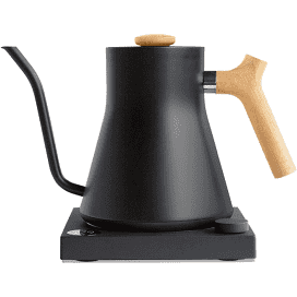 Fellow Stagg EKG Electric Pour Over Kettle-Matte Black with Maple Handle